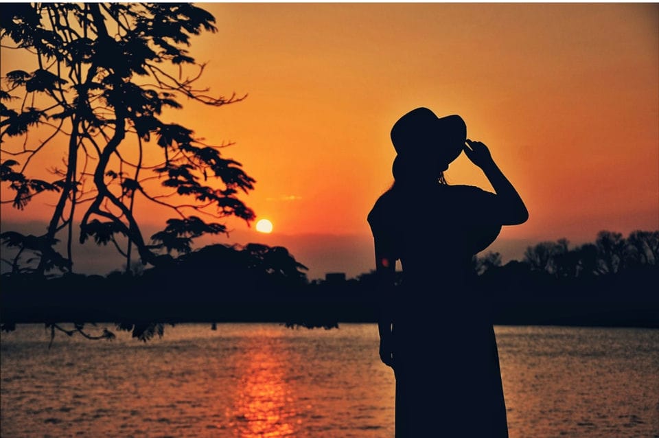 Coucher du soleil à Hué