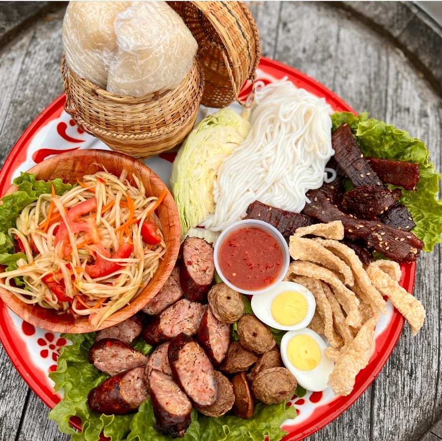 Cuisine de rue au Laos