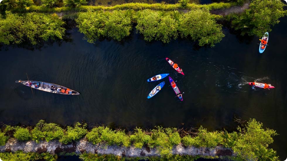 Coucher de soleil à Tam Giang