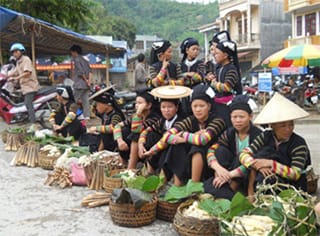 cao bang-marche de cao lac-vietnam