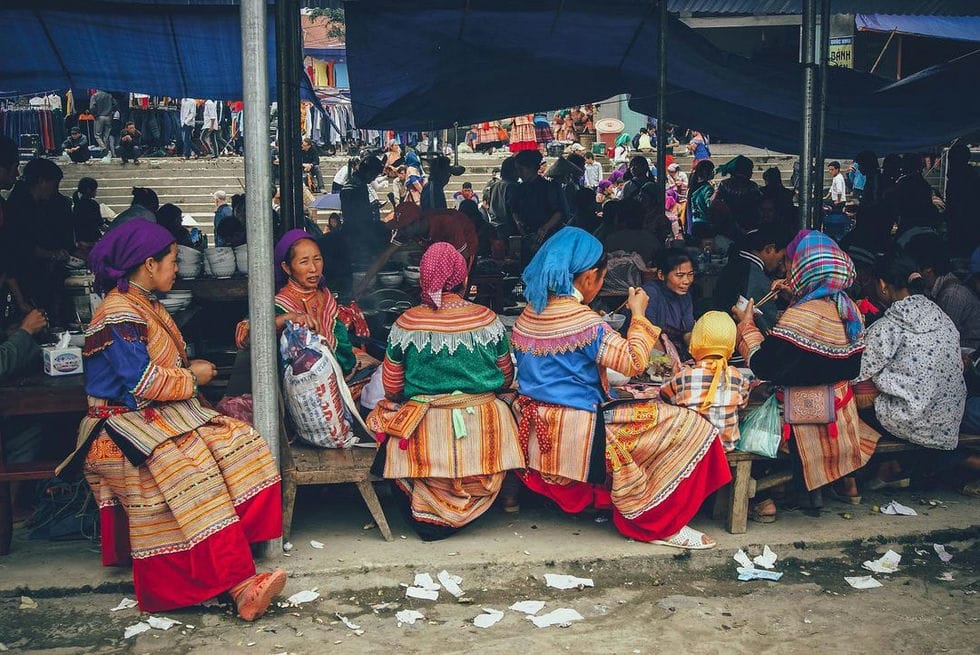 Marchés ethniques de Cao Bang