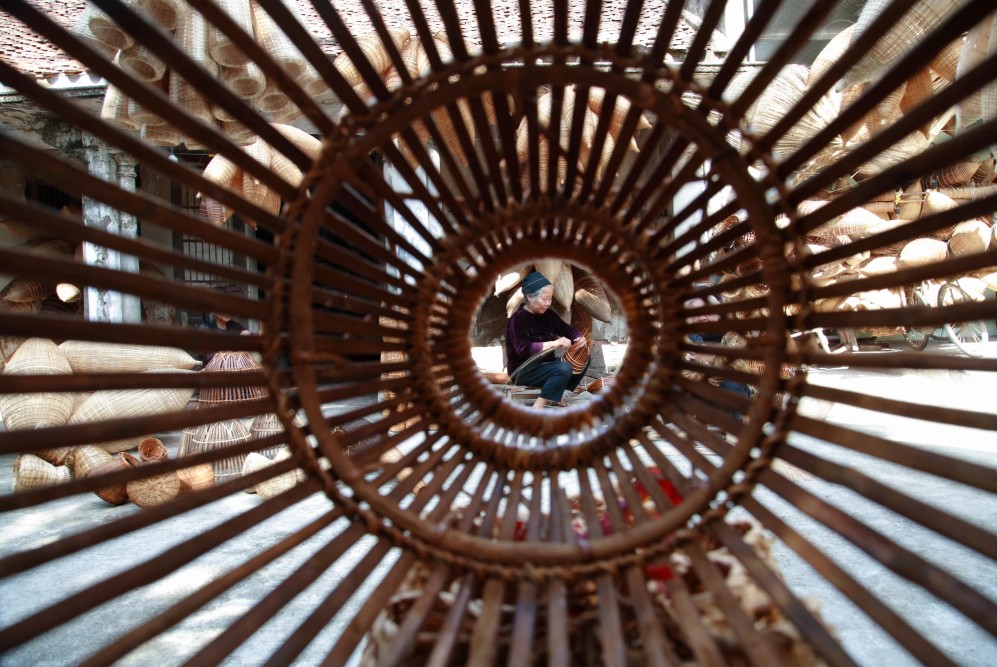 Village de vannerie de Thu Sy à Hung Yen