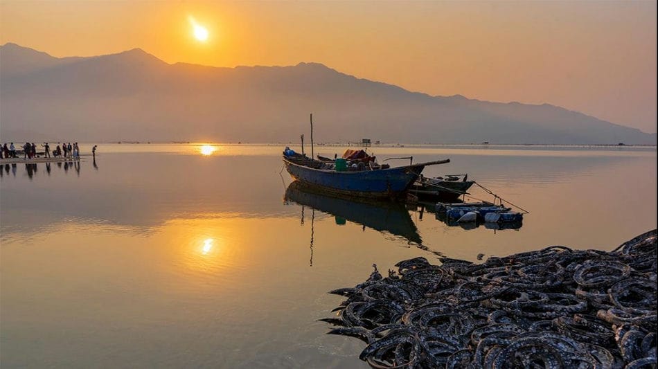Coucher de soleil à Tam Giang