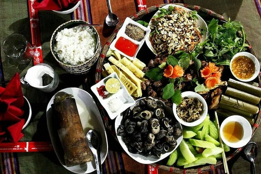 Randonnée Pu Luong Mai Chau 3 jours plat traditionnel