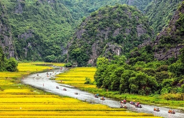 aller à Ninh Binh de Hanoi et de Saigon tam coc