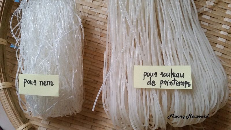 différentes vermicelles